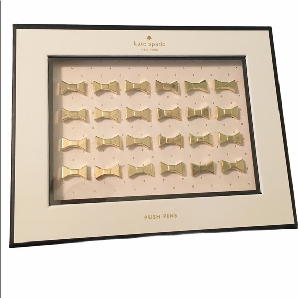 Kate Spade Bow Push Pins